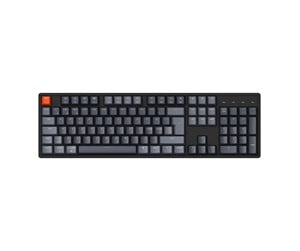 Tastatur - Keychron K10 RGB Aluminium Full-Size Hot swap Gateron G Pro Red - ND - Gamingtastatur - Nordisk - Svart - K10-J1-BO