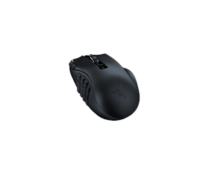 Mus - Razer Naga V2 HyperSpeed - Wireless MMO Gaming Mouse - Gaming mus - Optisk - 19 - Svart - RZ01-03600100-R3G1