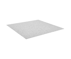 Sport & Fitness - Gymstick Pro Rubber Flooring 102 x 102 x 0.4 cm light grey - 61222-LG