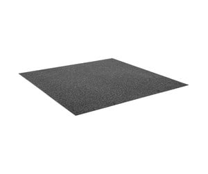 Sport & Fitness - Gymstick Pro Rubber Flooring 102 x 102 x 0.4 cm black-grey - 61222-BG