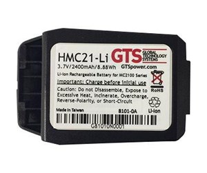 Strømforsyning (PSU) - Global Technology Systems GTS HMC21-Li - handheld battery - Li-Ion - 2400 mAh - 8.88 Wh Strømforsyning (PSU) - ATX - 80 Plus - HMC21-Li