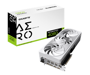 Grafikkort - GIGABYTE GeForce RTX 4080 AERO OC - 16GB GDDR6X RAM - Grafikkort - GV-N4080AERO OC-16GD