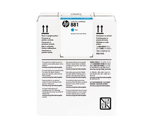 Printertilbehør blekk/toner - HP 881 - Cyan Ink - Original - Blekkpatron Blå - CR331A