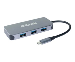 Dokkingstasjon - D-Link DUB-2335 - docking station - USB-C / Thunderbolt 3 - HDMI - DUB-2335