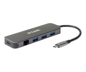 Dokkingstasjon - D-Link DUB-2334 - docking station - USB-C - HDMI - GigE - DUB-2334