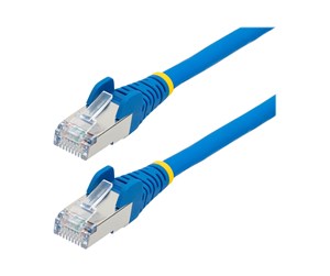 Nettverkskabel - 2m CAT6a Ethernet Cable - Blue - Low Smoke Zero Halogen (LSZH) - 10GbE 500MHz 100W PoE++ Snagless RJ-45 w/Strain Reliefs S/FTP Network Patch Cord - patch cable - 2 m - blue - NLBL-2M-CAT6A-PATCH