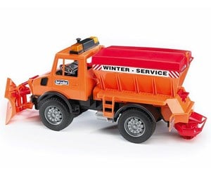 Leketøysbil - Bruder MB Unimog winter service with snow plough - BR2572