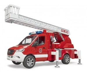 Leketøysbil - Bruder MB Sprinter fire engine with ladder waterpump and L & S Module - BR2673