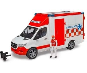 Leketøysbil - Bruder MB Sprinter Ambulance with driver - BR-02676