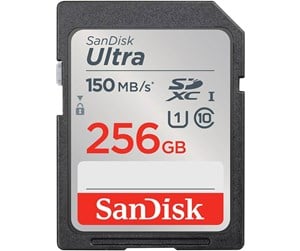 Minnekort - SanDisk Ultra SD - 150MB/s - 256GB - SDSDUNC-256G-GN6IN