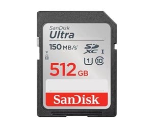 Minnekort - SanDisk Ultra SD - 150MB/s - 512GB - SDSDUNC-512G-GN6IN