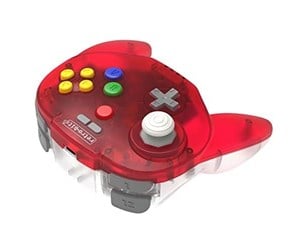 Spill - Tilbehør - Retro-Bit Tribute 64 2.4G Red - Controller - Nintendo 64 - RET00310