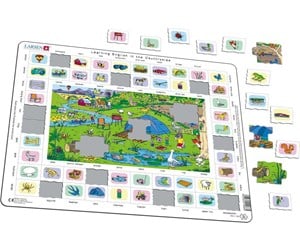 Puslespill - Larsen Puzzles Learning english in the countryside - LA-EN4EN