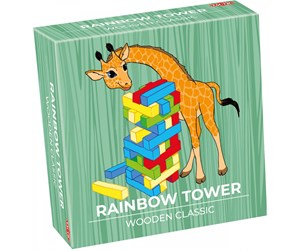 Brettspill & Puslespill - Tactic Trendy Rainbow Tower - 59007