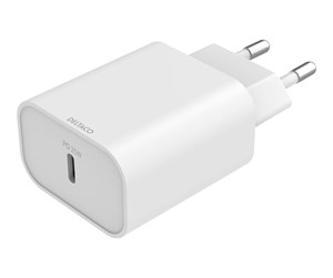 Mobil - Adaptere og ladere - Deltaco Power adapter - USB-C - 25 Watt - USBC-AC147