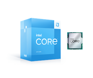 Prosessor/CPU - Intel Core i3-13100 Raptor Lake Prosessor/CPU - 4 kjerner - 3.4 GHz - Intel LGA1700 - Intel Boks (med kjøler) - BX8071513100