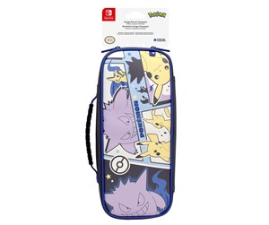 Spill - Tilbehør - HORI Cargo Pouch Compact (Pikachu Gengar & Mimikyu) - Bag - Nintendo Switch - NSW-412U