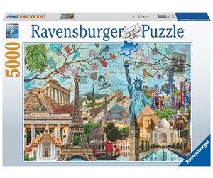 Puslespill - Ravensburger AT Big City Collage  5000p - 10217118