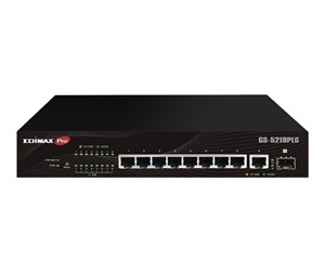 Switch/splitter - Edimax Pro GS-5210PLG - switch - 10 ports - smart - rack-mountable - GS-5210PLG