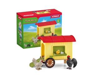 Schleich - Schleich Mobilt hønsehus - 42572