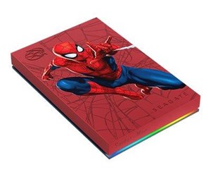 Hard drive - External - Seagate FireCuda - Spider-Man Special Edition - Ekstern Harddisk - 2TB - Rød - STKL2000417