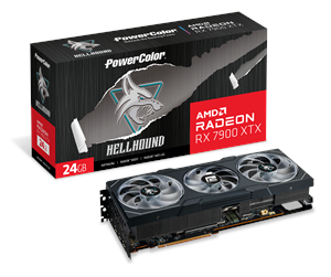 Grafikkort - PowerColor Radeon RX 7900 XTX Hellhound OC - 24GB GDDR6 RAM - Grafikkort - RX7900XTX 24G-L/OC