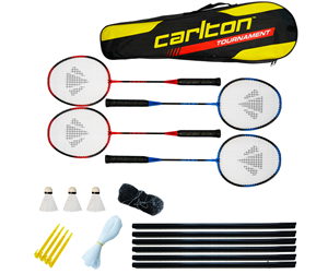 Sport & Fitness - Carlton Badminton Tournament Set 4 pers. G3 - CA016383IONE SIZE