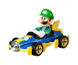 Leketøysbil - Hot Wheels Mario Kart Luigi Mach 8 Vehicle - GBG27