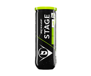 Sport & Fitness - Dunlop Tennisball Stage 1 Green 3-pack - DU601338IONE SIZE