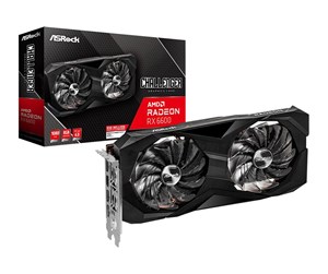 Grafikkort - ASRock Radeon RX 6600 Challenger D - 8GB GDDR6 RAM - Grafikkort - 90-GA2RZZ-00UANF