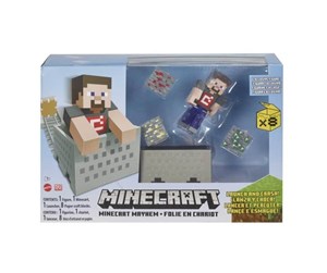 Reklameartikler - Minecraft - Minecart Mayhem Playset - Figur - 0887961929430