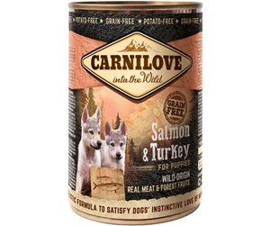 Hund - Carnilove Canned Salmon & Turkey for Puppies 400g - CH050040