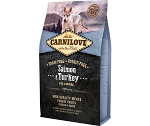 Hund - Carnilove Salmon & Turkey for Puppies 4 kg - CH050400