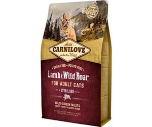 Katt - Carnilove Lamb og Wild Boar for Adult Cats – Steri - CK050200