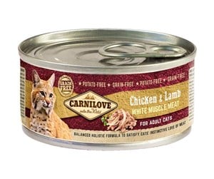 Katt - Carnilove Cat Kylling & Lam Adult 100g - CK090010