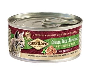 Katt - Carnilove Cat Kylling And & Fasan Adult 100g - CK100010