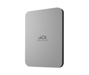 Hard drive - External - LaCie Mobile Drive - Ekstern Harddisk - 4TB - Sølv - STLP4000400