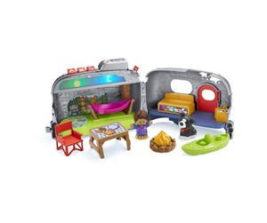 Babyleker - Fisher-Price Little People - Light-Up Learning Camper (EN/DE/FR) - HJN42