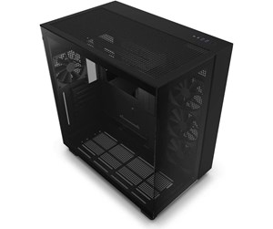 Kabinett - NZXT H9 Flow - All Black - Kabinett - Miditower - Svart - CM-H91FB-01