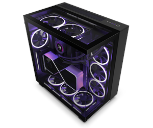 Kabinett - NZXT H9 Elite - All Black - Kabinett - Miditower - Svart - CM-H91EB-01