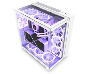 Kabinett - NZXT H9 Elite - All White - Kabinett - Miditower - Hvit - CM-H91EW-01