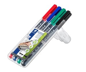 Skrive- & Tegneverktøy - Staedtler Universal pen Lumocolor perm B 4pcs - 314 WP4