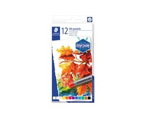 Skrive- & Tegneverktøy - Staedtler Oil pastel 12 pcs. box - 2420C12