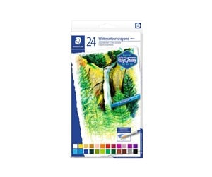 Skrive- & Tegneverktøy - Staedtler Watercolour crayons 24pc - 223 C24