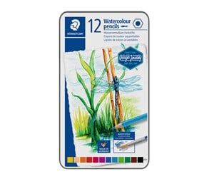 Skrive- & Tegneverktøy - Staedtler Coloured pencil aqu 12pcs 100% PEFC - 14610C M12