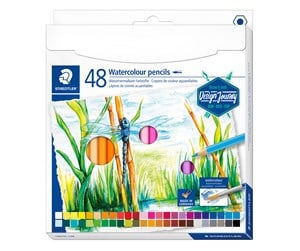 Skrive- & Tegneverktøy - Staedtler Coloured pencil aqu 48pcs 100% PEFC - 14610C C48