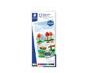 Hobbyartikler - Staedtler Watercolour paint 12pc - 8880 C12