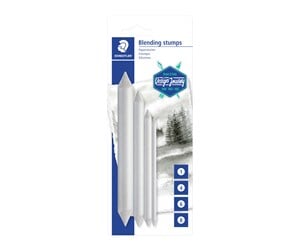 Hobbyartikler - Staedtler Blending stumps of 4 sizes - 5426-S BK4