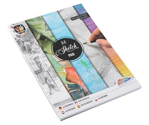 Arts & Crafts - Tilbehør - Grafix Sketch Pad A4 - 80 Sheets - 150013