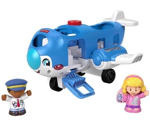 Lekesett - Fisher Price Little People Travel Together Airplane (DK/SE/FI/NO/EN) - 0887961961492